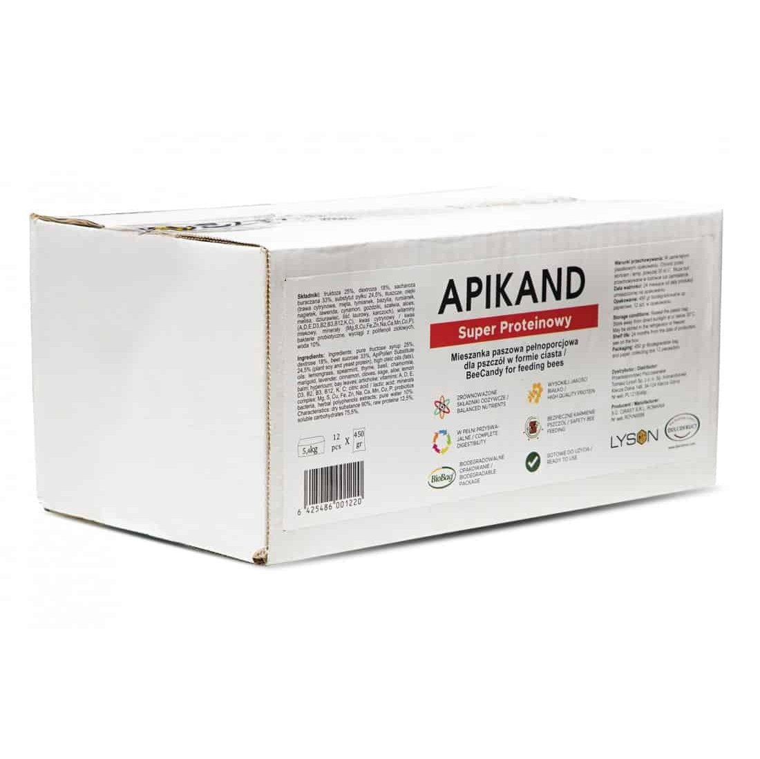 450g Apikand Super Protein Pattie Pollen Pattie for bees