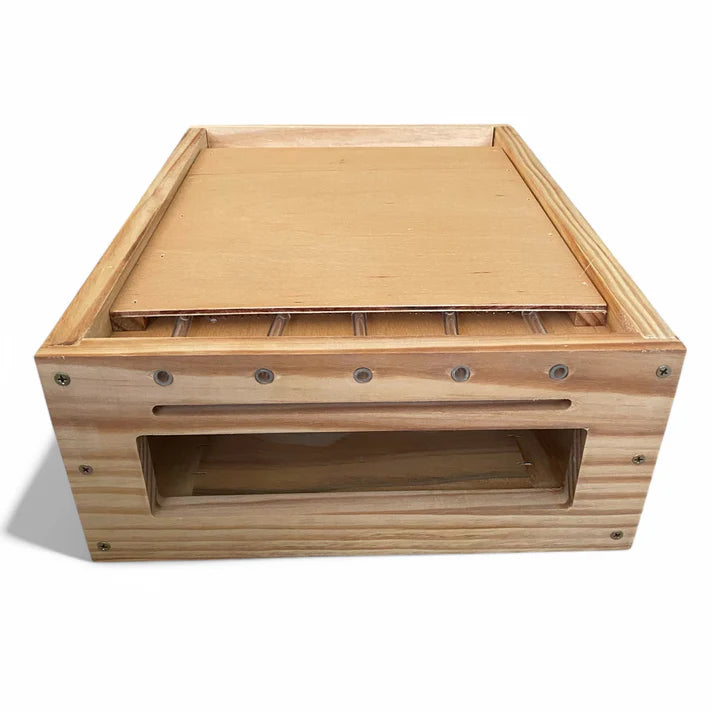 Wooden Pollen Trap (Wax Dipped) American Style