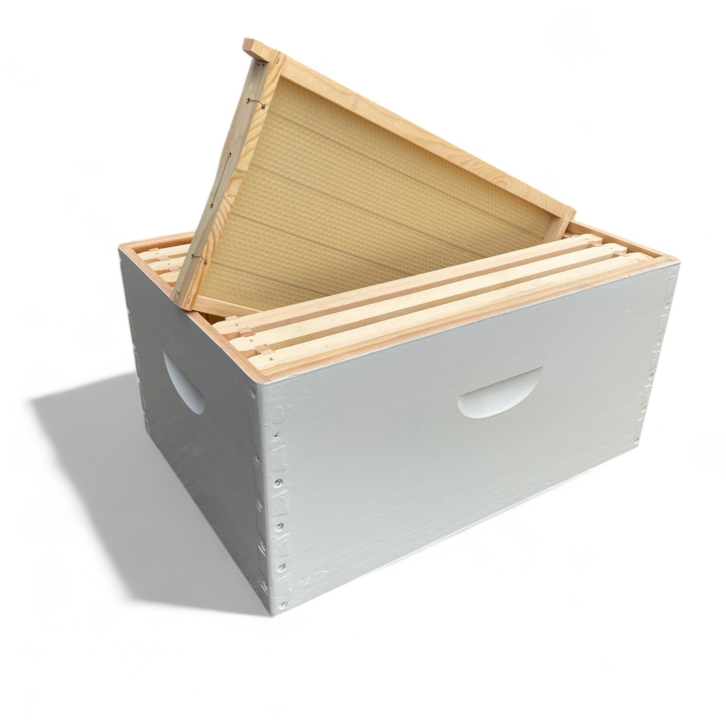 Full Depth Premium Assembled Super (Wax Dipped & Painted) w/ Waxed Frames