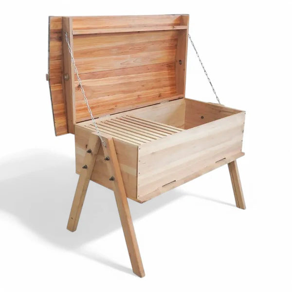 Full Depth Premium Unassembled Long Langstroth Beehive - 30 Frame