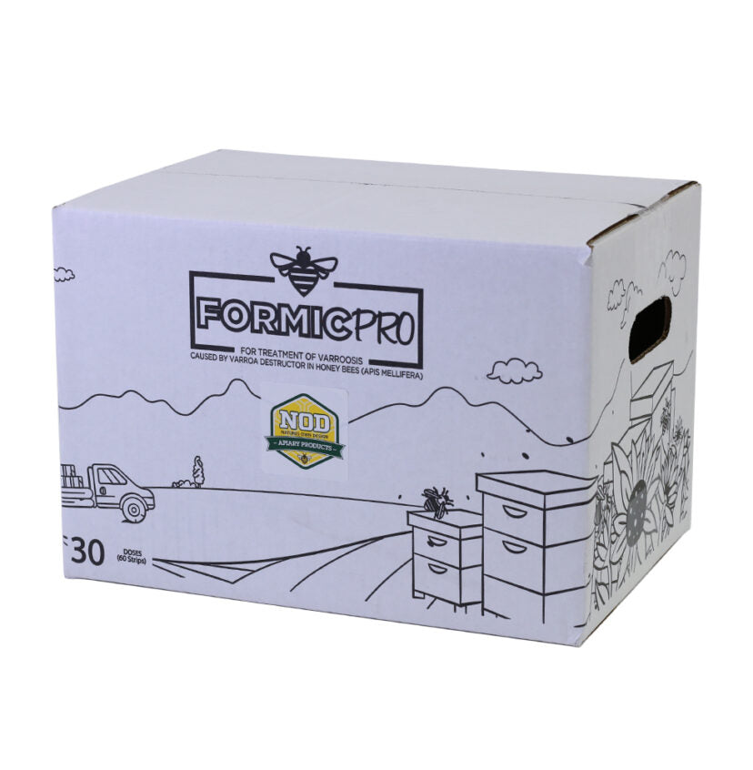 Formic Pro - Organic Varroa Control - 30 Dose Carton Treats 30 Hives