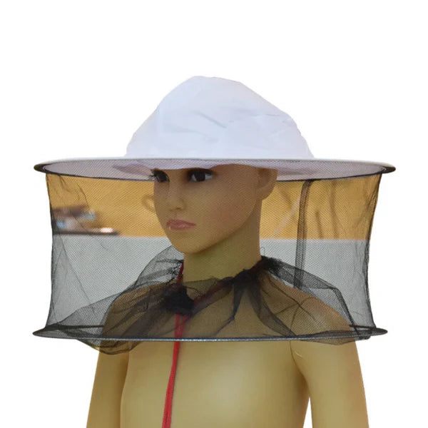 Beekeeping Canvas Hat with Round Veil