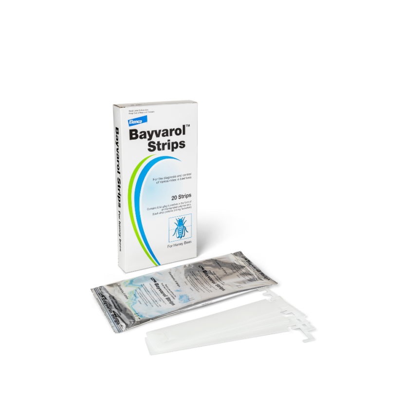 Bayvarol Strips – 20 Strips per packet - Treats 5 Hives