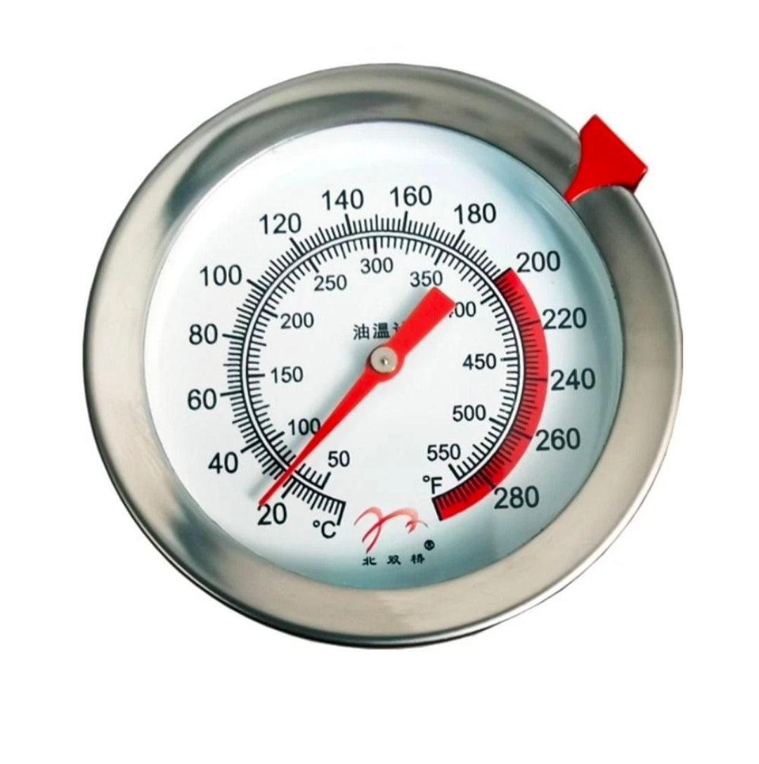 Stainless Steel Thermometer Probe with Clip