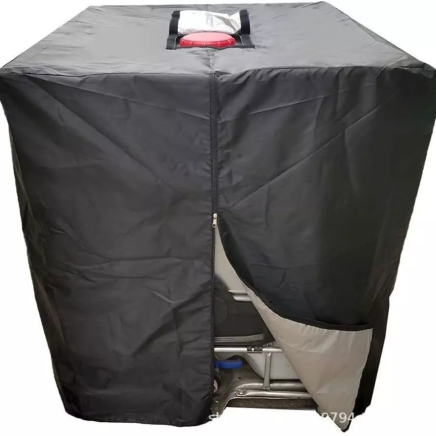 UV-Resistant IBC Tote Cover 1000L - Black or Green