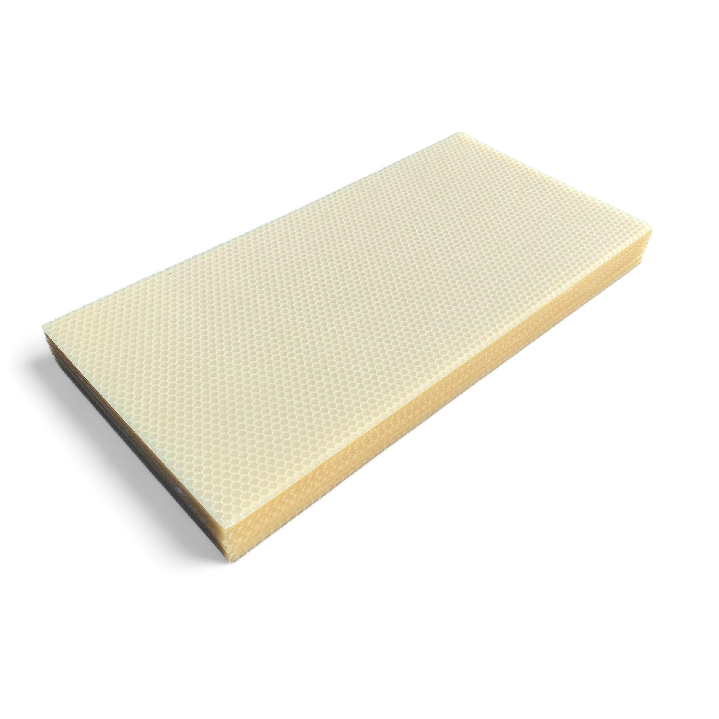 10kg Pure Australian Beeswax Foundation Sheet (approx. 140 sheets)