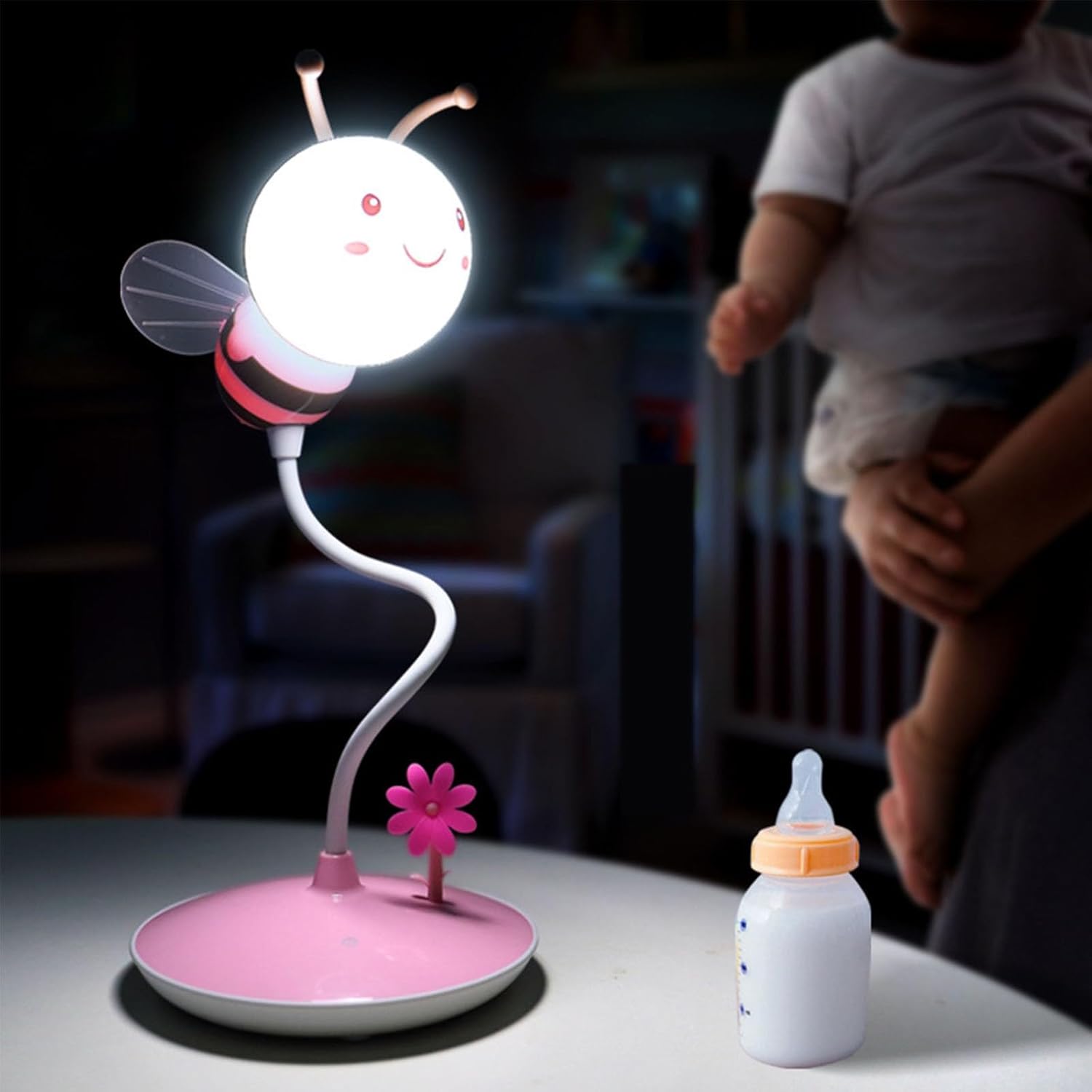 LED Rechargeable Cute Bee Night Lamp