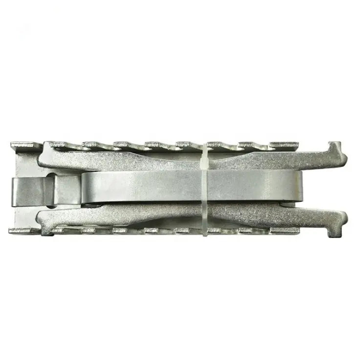 Galvanised Emlock with Galvanised Strapping