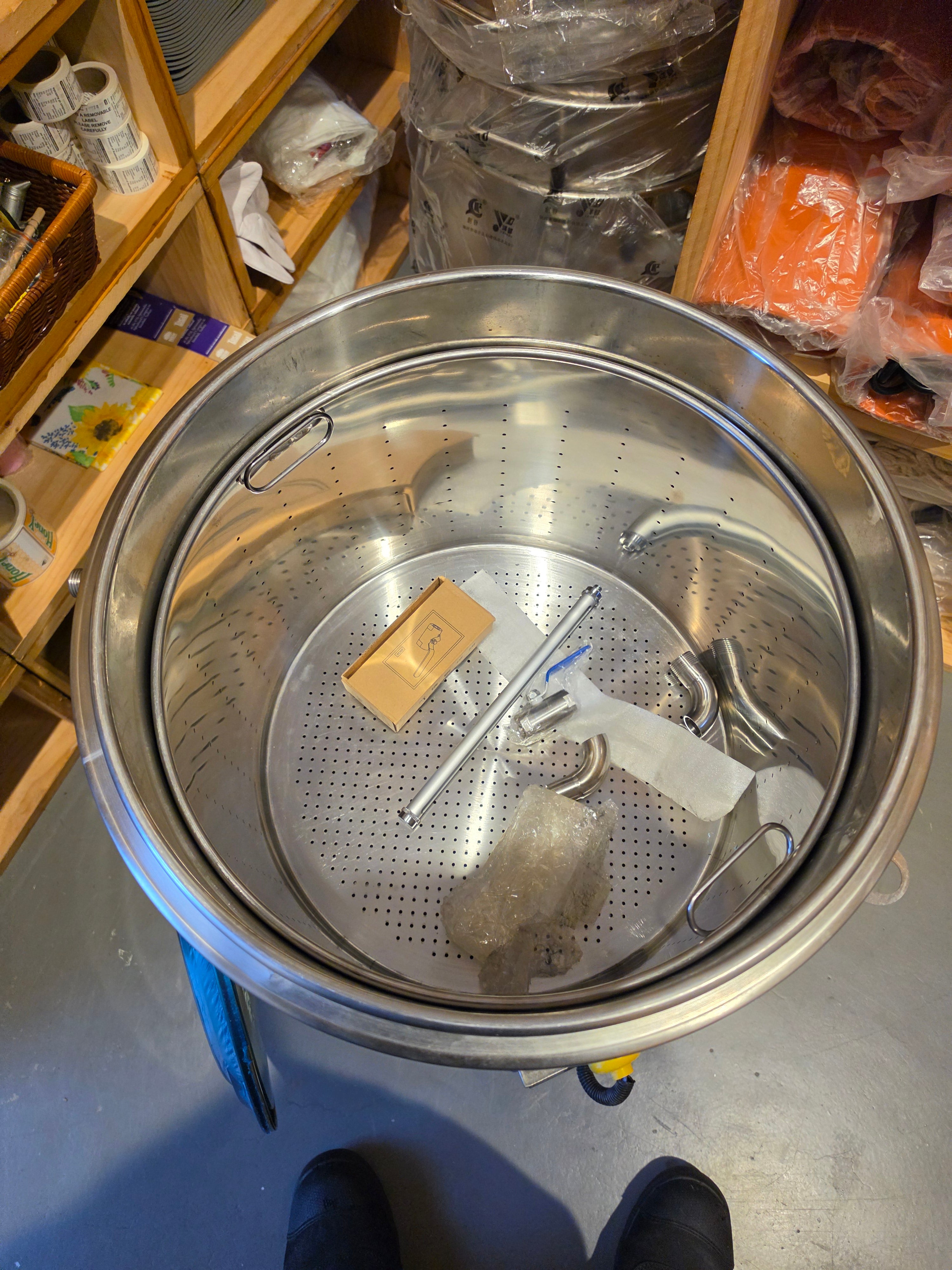 Wax Melter Double Boiler Heating Tank 70L