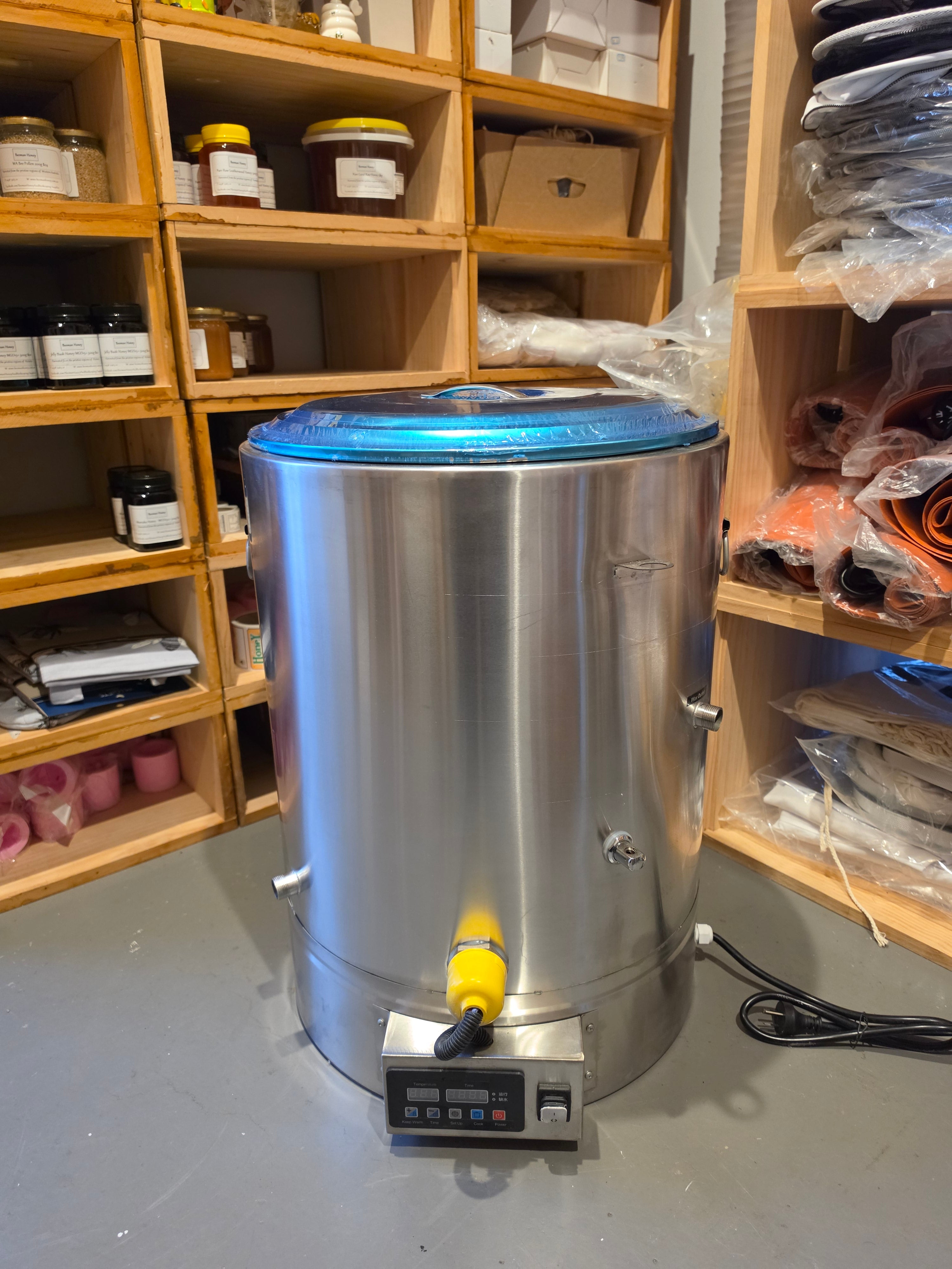 Wax Melter Double Boiler Heating Tank 70L