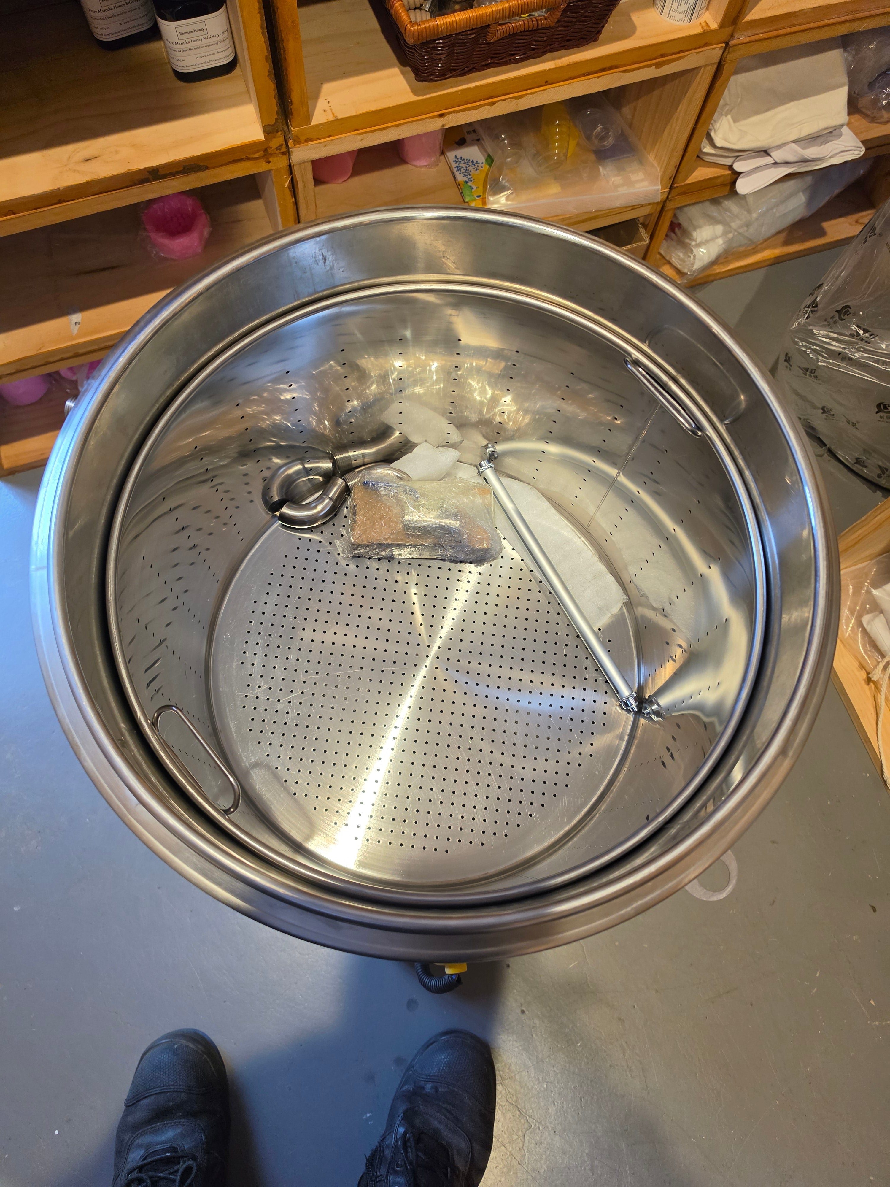 Wax Melter Double Boiler Heating Tank 70L
