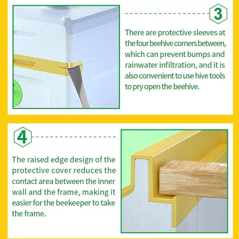 6 Frame Benefitbee EPS Polystyrene Nucleus - Full Depth